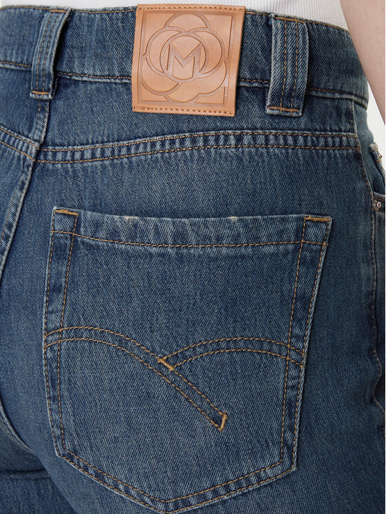 Marella Marella Τζιν 2613181014 Σκούρο μπλε Wide Leg