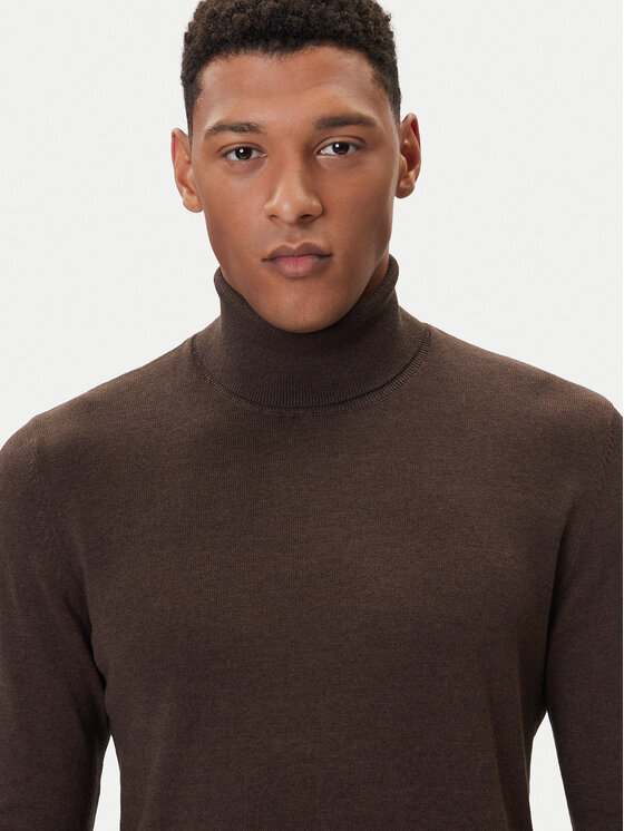 Jack&Jones Jack&Jones Rollkragenpullover Emil 12157417 Braun Regular Fit
