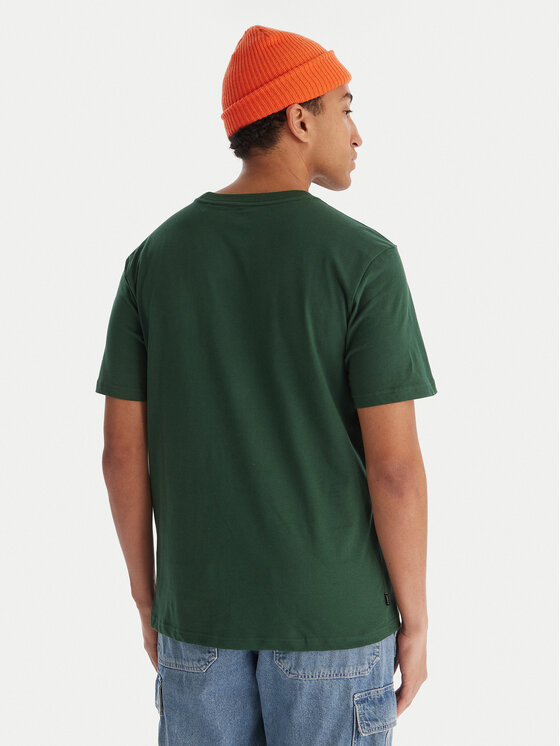Element Element Tricou Icon Embroidery ELYKT00168 Verde închis Regular Fit
