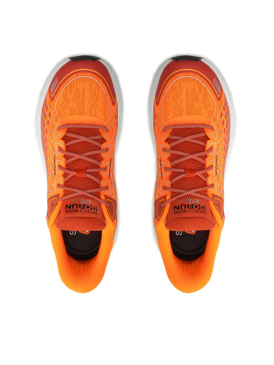 Skechers Skechers Buty do biegania Max Cushioning Suspension 220936/ORG Pomarańczowy