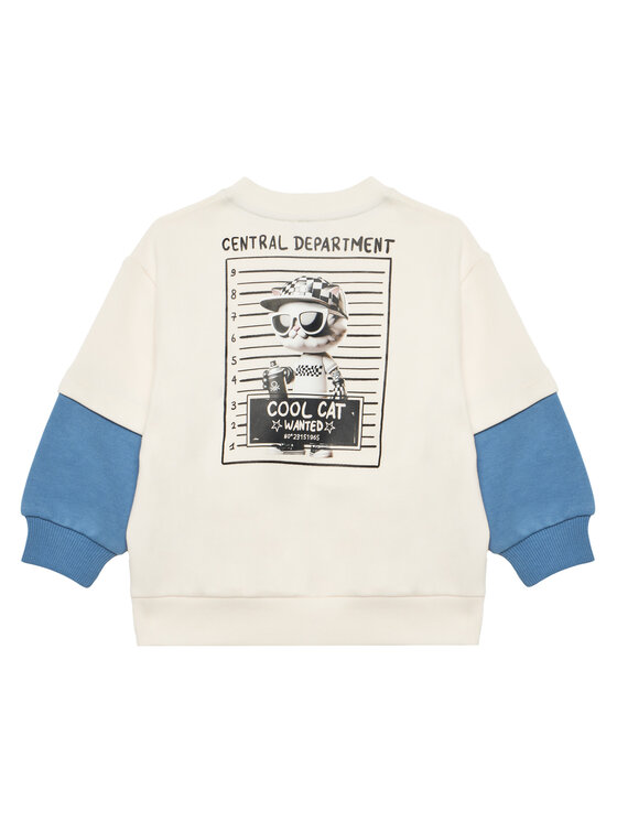 United Colors Of Benetton United Colors Of Benetton Суитшърт 3UNIG10I5 Бежов Regular Fit