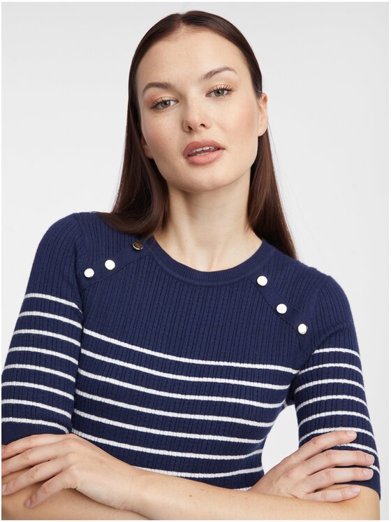 Orsay Orsay Sukienka 530398575000__S Granatowy Regular Fit