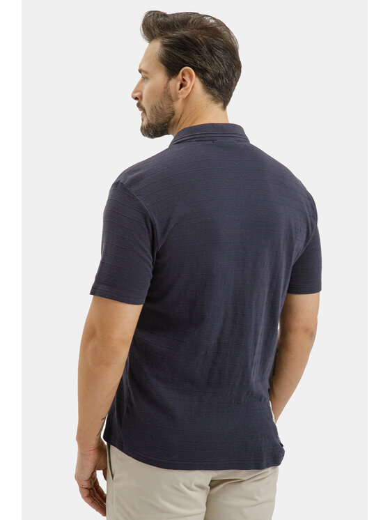 Cross Jeans Cross Jeans Polo 16177-310 Granatowy Regular Fit