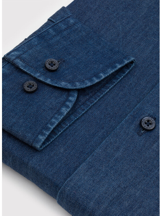 Pako Lorente Pako Lorente Koszula P25WF-1X-016 Granatowy Slim Fit