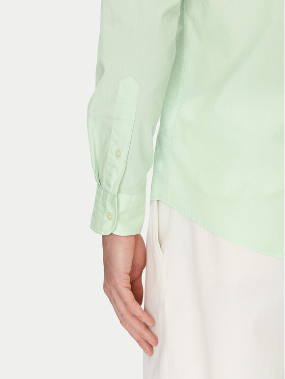 Tommy Hilfiger Tommy Hilfiger Camicia MW0MW37550 Verde Regular Fit