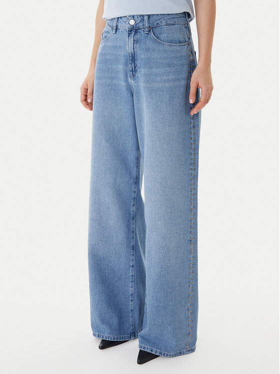 KARL LAGERFELD Blugi B1W10047 Albastru Wide Leg