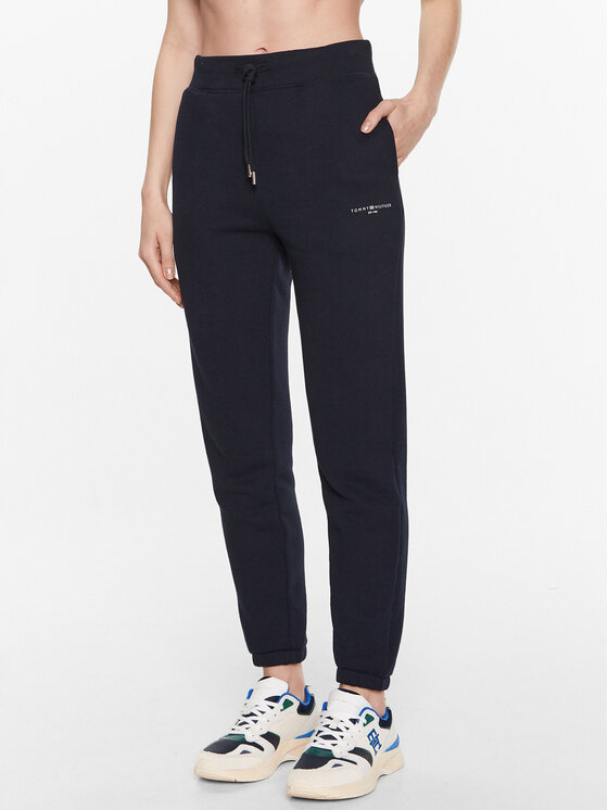 Tommy Hilfiger Teplákové nohavice 1985 WW0WW38690 Tmavomodrá Tapered Fit