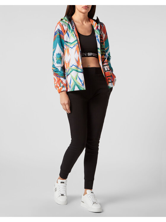 Plein Sport Plein Sport Vatovaná bunda 331 Bílá Regular Fit