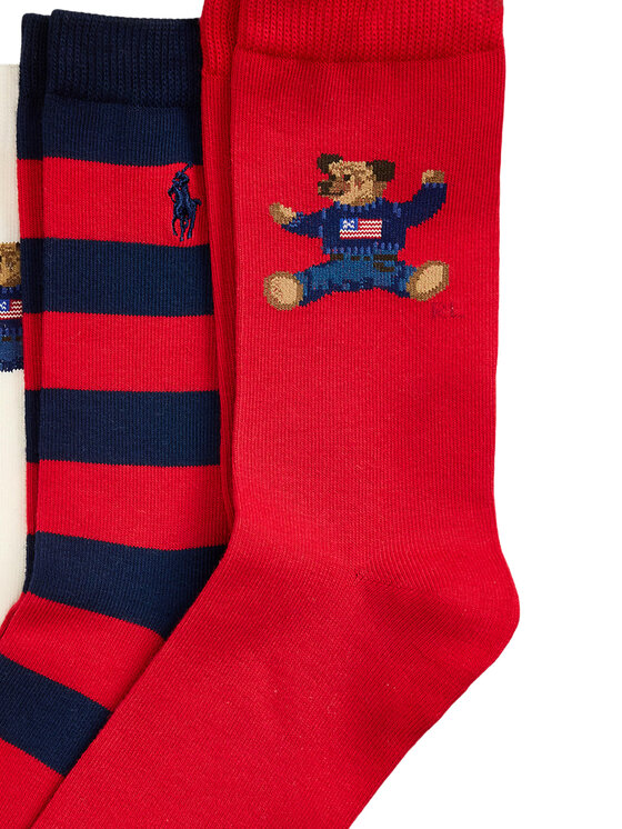 Polo Ralph Lauren Polo Ralph Lauren 3er-Set hohe Kindersocken 448P03263001 Bunt