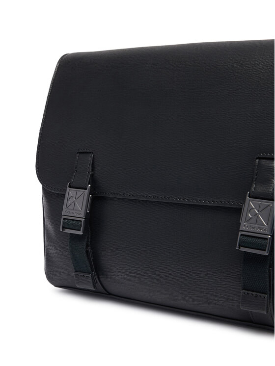Calvin Klein Calvin Klein Borsellino Emblem Hw Flap Messenger LV04D3508G Nero