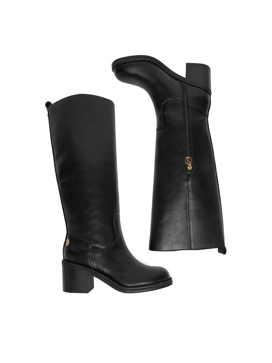 U.S. Polo Assn. U.S. Polo Assn. Kozačky EO-SABINA002W/EY1 Černá