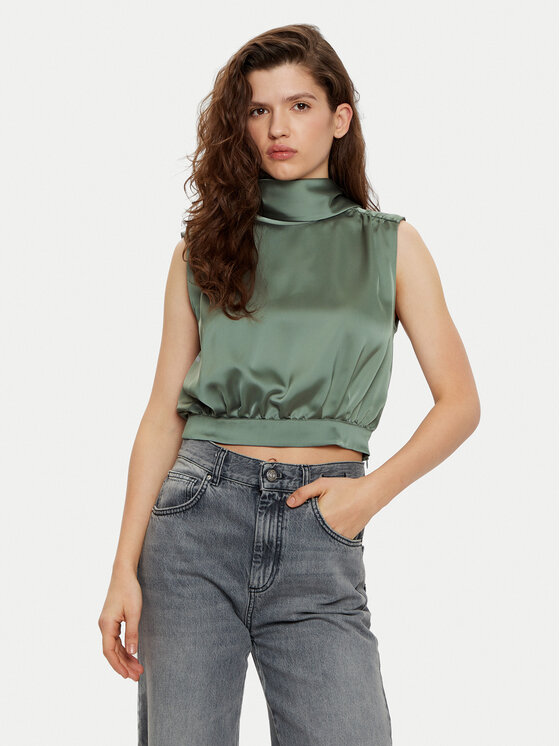 HUGO HUGO Bluză Canile-1 50530475 Verde Regular Fit
