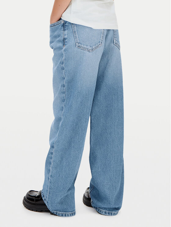 Calvin Klein Jeans Calvin Klein Jeans Farmer IG0IG03053 Kék Wide Leg