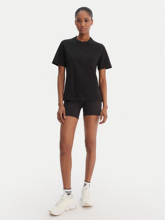Reebok Reebok Marškinėliai Ivanna RK25508CCW Juoda Regular Fit