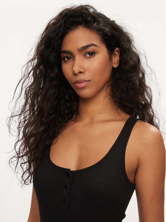 Guess Guess Glaustinukė O4GP11 KBXB2 Juoda Slim Fit