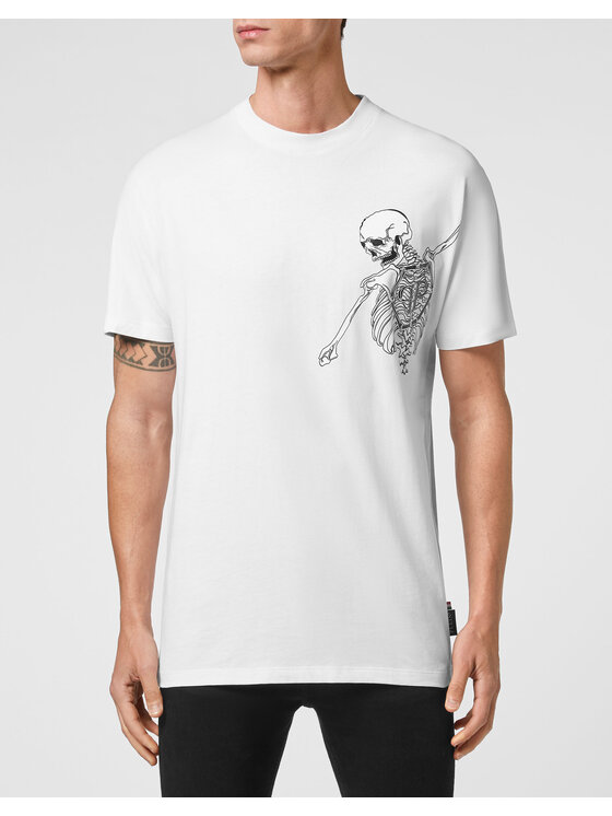 PHILIPP PLEIN PHILIPP PLEIN Tričko 4063 Biela Regular Fit