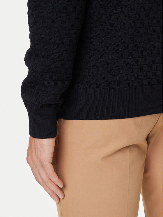 Gant Gant Strickjacke 8030263 Schwarz Regular Fit