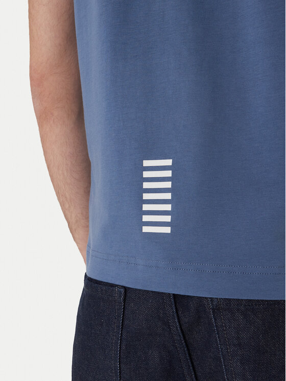 EA7 Emporio Armani EA7 Emporio Armani Polo 8NPF14 PJVQZ UB064 Blu Regular Fit