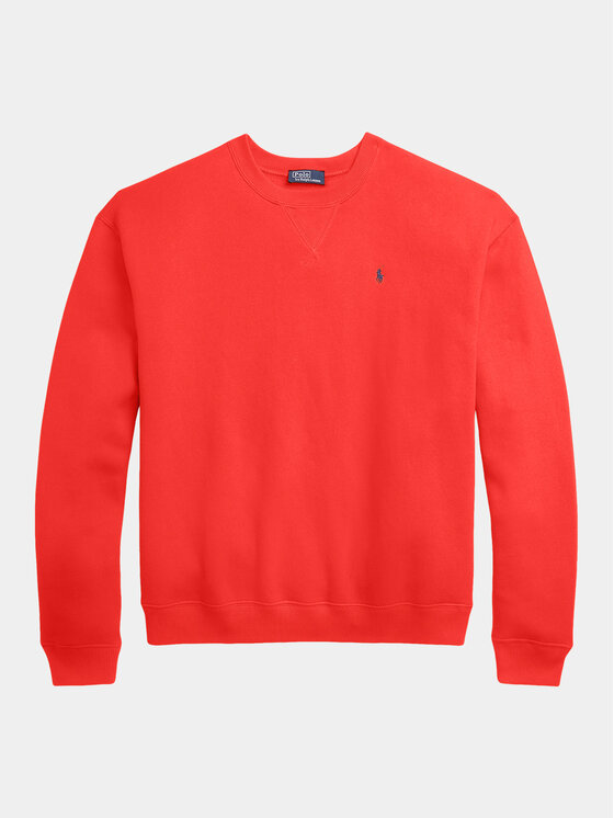 Felpa rossa clearance ralph lauren