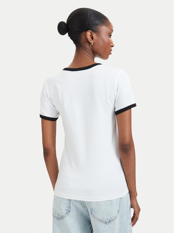 Guess Jeans Guess Jeans T-shirt W6YI16 K3995 Bianco Slim Fit