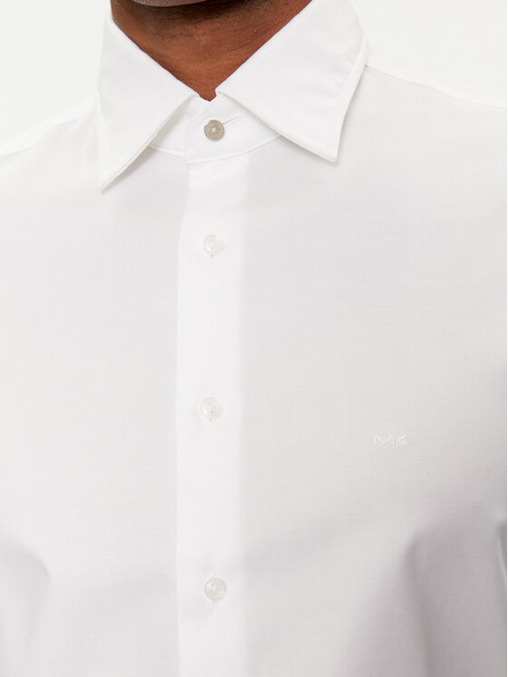 Michael Kors Michael Kors Koszula MD0MD91514 Biały Slim Fit