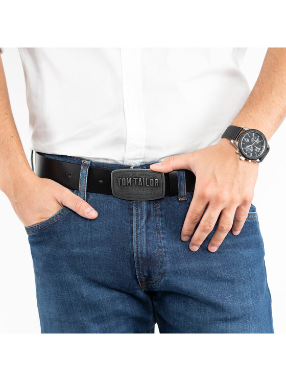 Tom Tailor Tom Tailor Cintura da uomo TOM TAILOR Nero