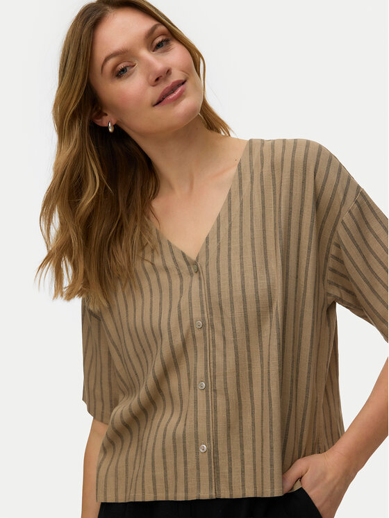 Vero Moda Vero Moda Krekls Rosie 10346914 Gaiši brūna Loose Fit
