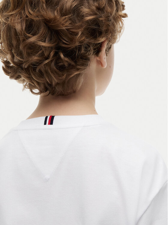 Tommy Hilfiger Tommy Hilfiger Blúzka Essential KB0KB09846 Biela Regular Fit
