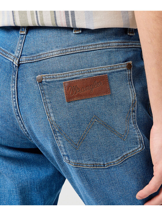 Wrangler Wrangler Jeansy 112364424 Niebieski Slim Leg
