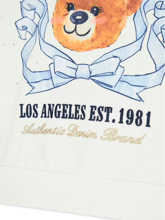 Guess Guess Суитшърт J6GQ00 KA6R4 Бял Relaxed Fit