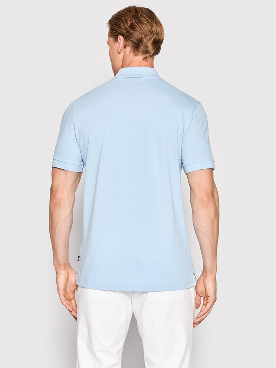 BOSS Boss Polo Pallas 50468362 Błękitny Regular Fit