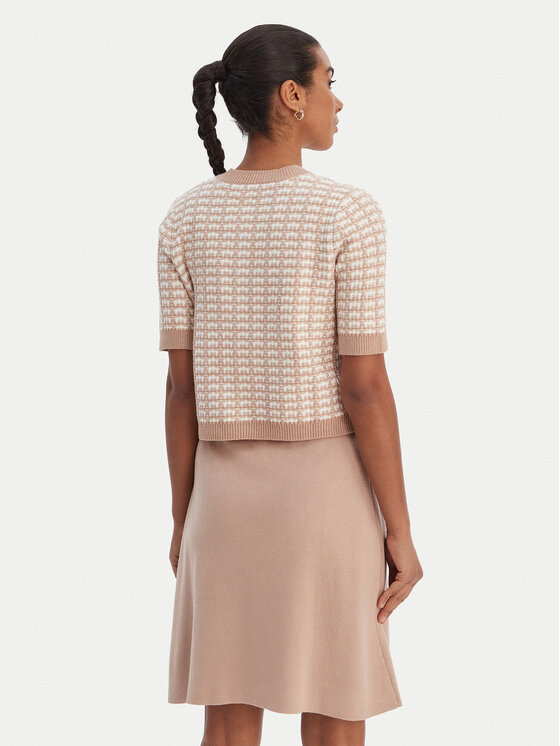 Morgan Morgan Trikotāžas kleita 261-RMORESA Bēšs Slim Fit