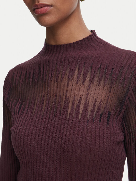 Rinascimento Rinascimento Блуза CFM0012380003 Бордо Slim Fit