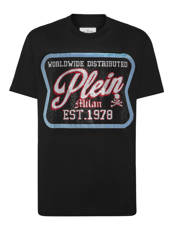 PHILIPP PLEIN PHILIPP PLEIN T-Shirt 14789 Černá Regular Fit