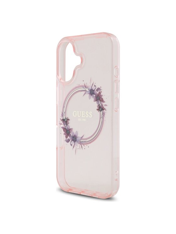 Guess Guess Etui na telefon Apple iPhone 16 Różowy
