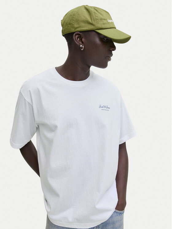 Jack & Jones Jack & Jones Marškinėliai Earchive 12287990 Balta Regular Fit