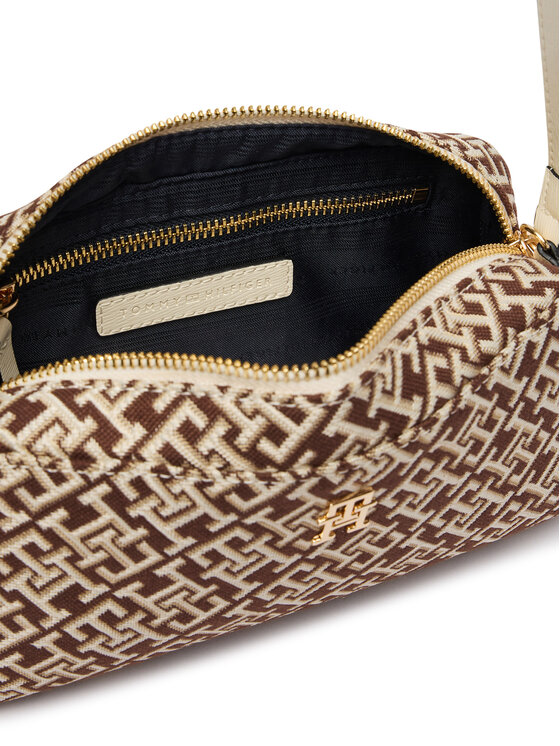 Tommy Hilfiger Tommy Hilfiger Käekott Th Grace Camera Bag Jacquard AW0AW18864 Pruun