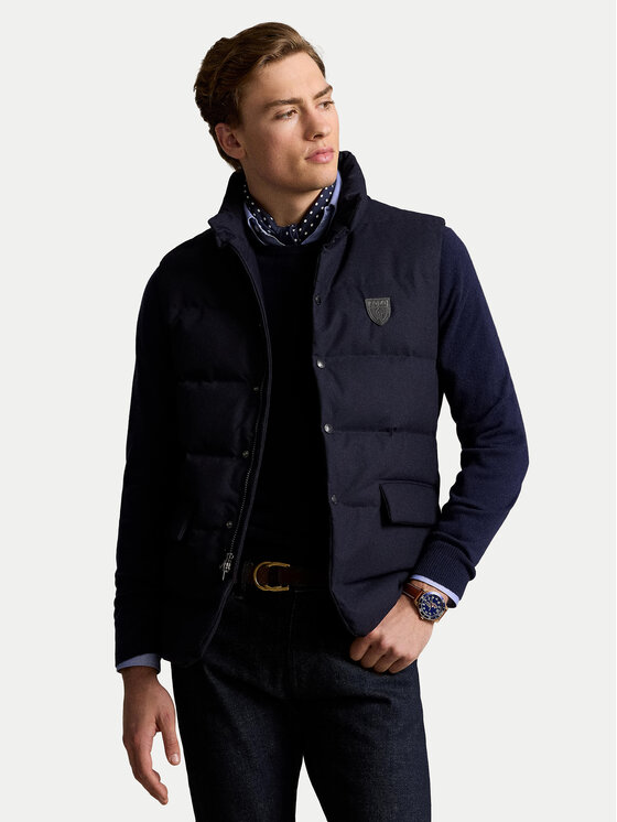 Polo Ralph Lauren Veste 710938581001 Tumši zils Regular Fit