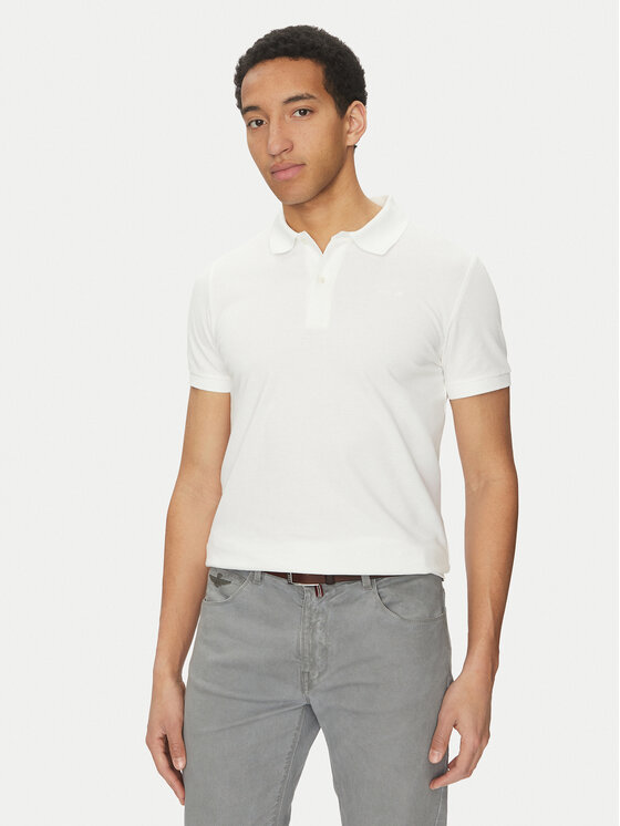 Geox Geox Polokošeľa M5511B T3240 F2128 Biela Regular Fit