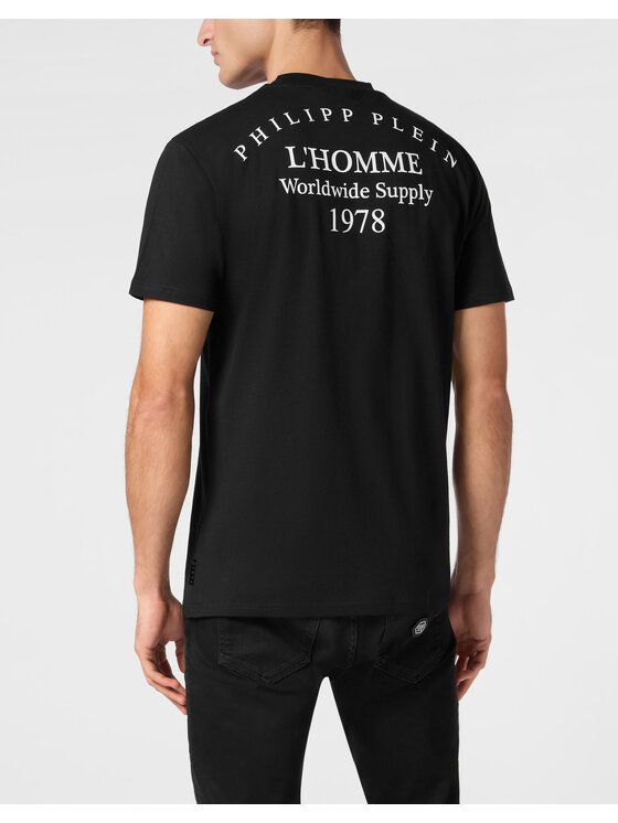PHILIPP PLEIN PHILIPP PLEIN Tričko 23463 Čierna Regular Fit