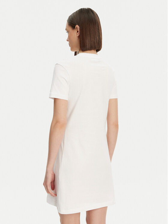 Lacoste Lacoste Sukienka codzienna EF0583 Biały Regular Fit