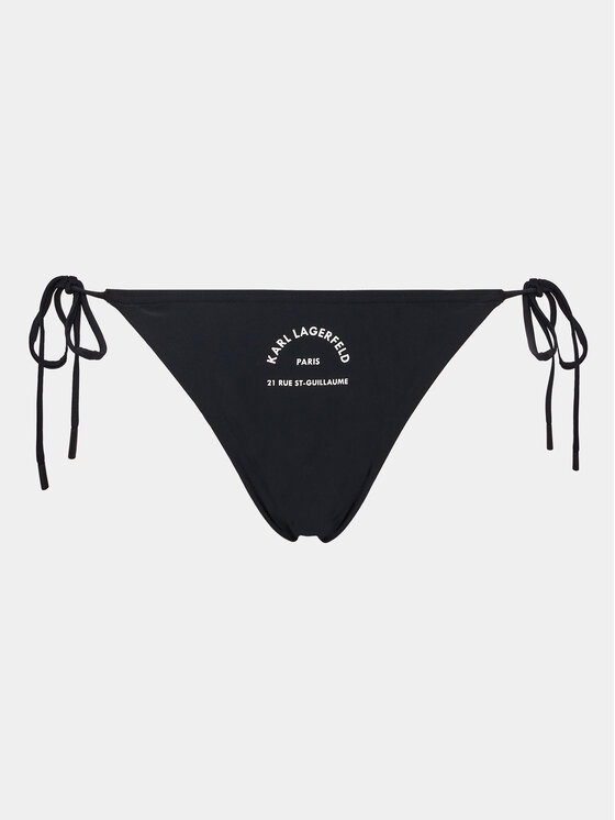 KARL LAGERFELD KARL LAGERFELD Spodnji del bikini 230W2216 Črna