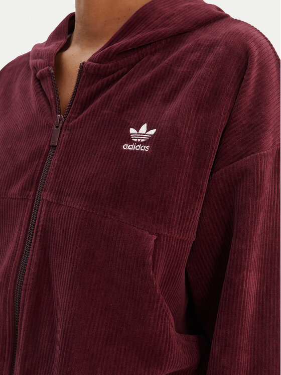 adidas adidas Bluză Essentials Chenile KE1119 Vișiniu Loose Fit