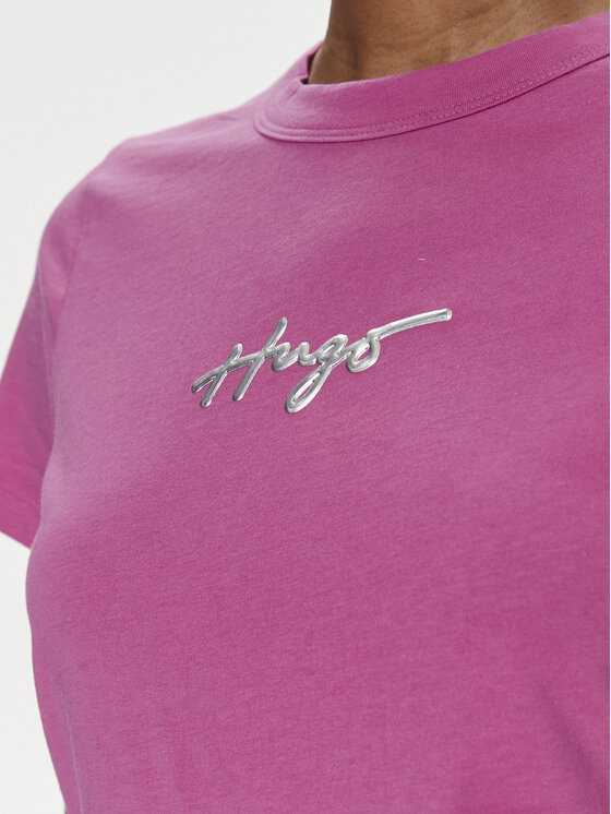 HUGO Hugo T-Shirt Classic 50508289 Růžová Regular Fit