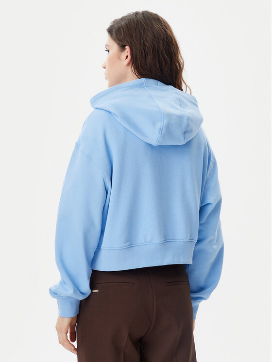 Tommy Jeans Tommy Jeans Mikina Script DW0DW20306 Modrá Relaxed Fit