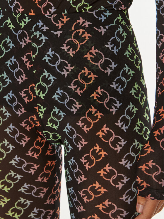 PINKO Pinko Leggings Ginseng 100246 A1ZY Crna Slim Fit