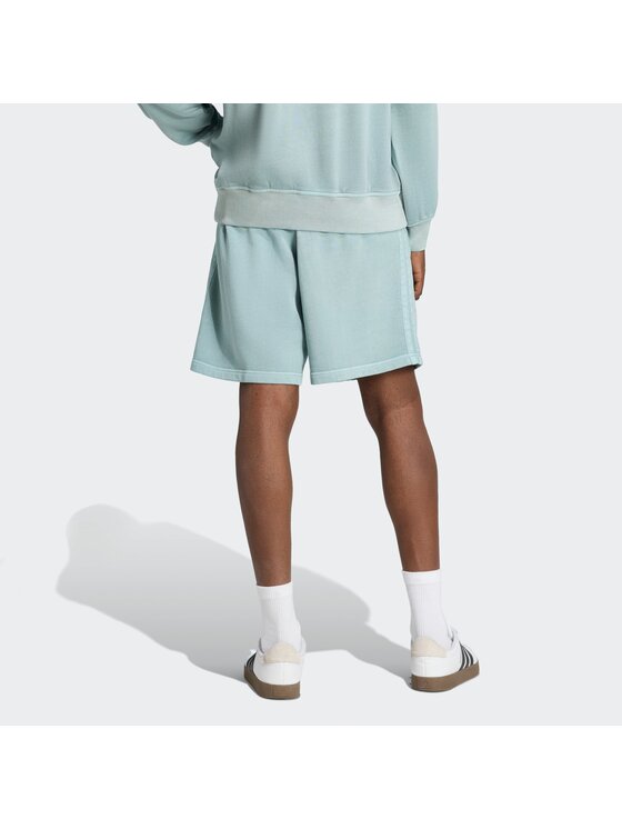 adidas adidas Szorty materiałowe 151819 Zielony Loose Fit