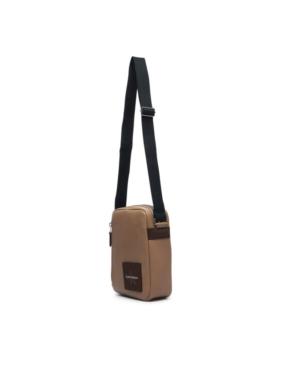 Calvin Klein Calvin Klein Brašna Bold Pebble Ssnl Simple Reporter LV04D3624G Béžová