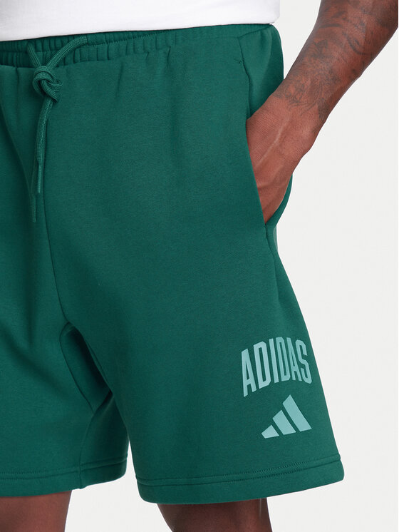 adidas adidas Αθλητικό σορτς Collegiate JM1727 Πράσινο Regular Fit