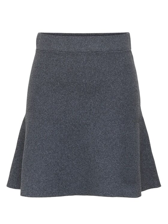 ONLY ONLY Gonna Onllama life skater skirt Grigio Regular Fit